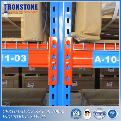کیفیت  EURO Pallet Rack Systems For Materials Storage کارخانه