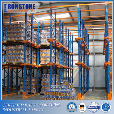 کیفیت  Cold Rolled Steel Drive-in Pallet Racking System for Compact Storage Solution کارخانه