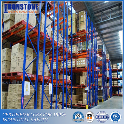 قفسه ذخیره‌سازی پالت فلزی دوتایی عمیق و غیرقابل فساد LIFO Inventory