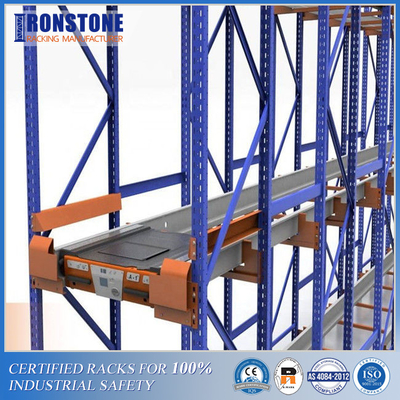 قفسه انبار ذخیره سازی پالت صنعتی فلزی شاتل رادیویی قابل تنظیم OEM
