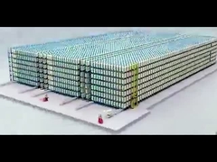 سیستم قفسه پالت ASRS ساخت با فناوری پیشرفته برای مدیریت بهبود یافته انبار